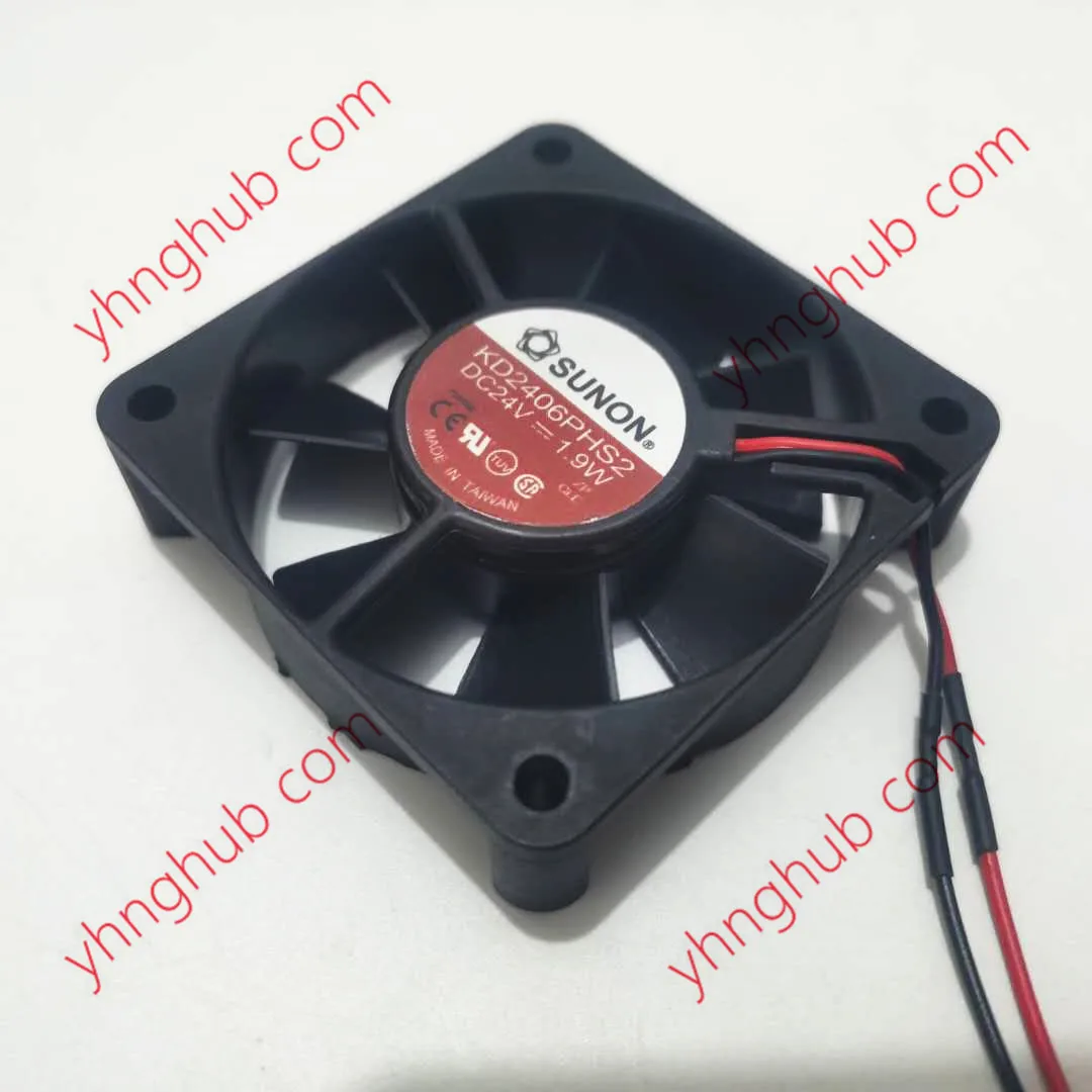 

SUNON KDE2406PHS2 DC 24V 1.9W 60X60X15mm Server Cooling Fan