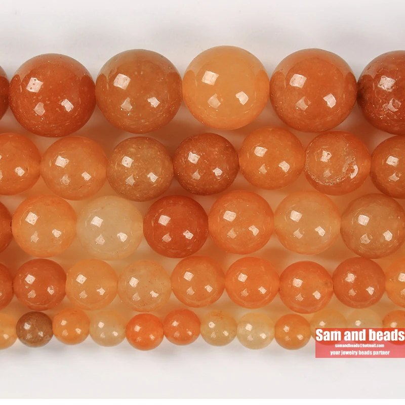 

Free Shipping Natural Stone Red Aventurine Round loose Beads 4 6 8 10 12mm Pick Size For Jewelry Making RAVB01