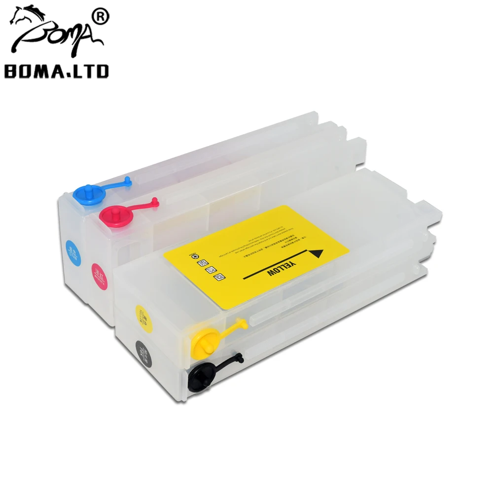 

BOMA.LTD 700 мл T5470 T3470 перезаправляемый картридж с чернилами без чипа для Epson Sure Цвет T5470M T5475 T3475 принтер T41W T41P