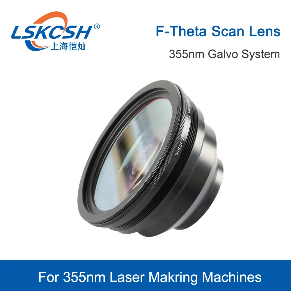 

LSKCSH F-theta Scan Lens Field Lens 355nm 70x70 - 175x175 F100-254mm for 355nm UV Optical Laser Marking Machine Parts