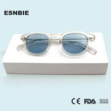 Handmade Round Acetate Sunglasses #6