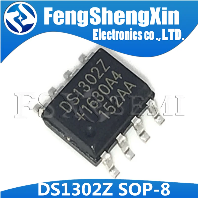 100pcs/lot New DS1302 DS1302Z DS1302ZN SOP8 Trickle Charge Timekeeping Chip