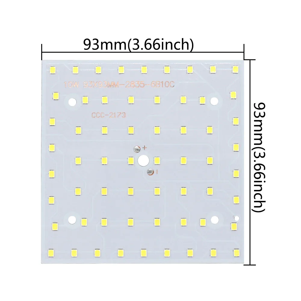 32W LED COB Chip High Power 22W 10W 15W SMD2835 250mA  Lamp Beads Floodlight For Spotlight Panel lightting Square White