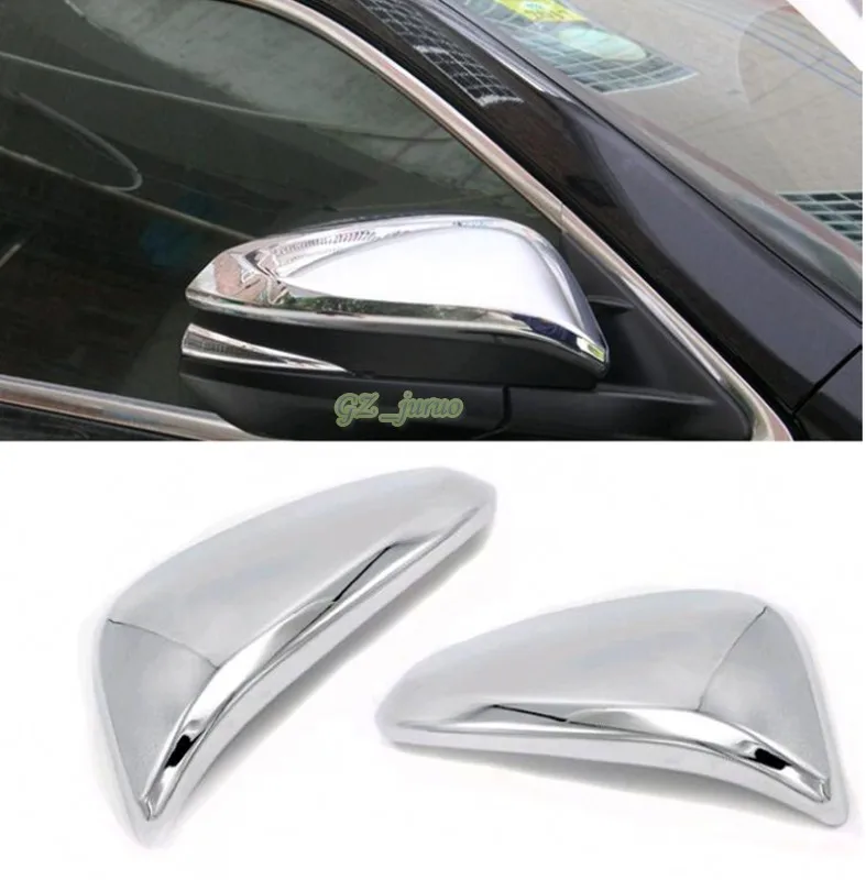 

For Toyota Highlander 2015 ABS Chrome Side Door Mirror Rearview Cover Protection Rearview Mirrors Accessory 2pcs/set