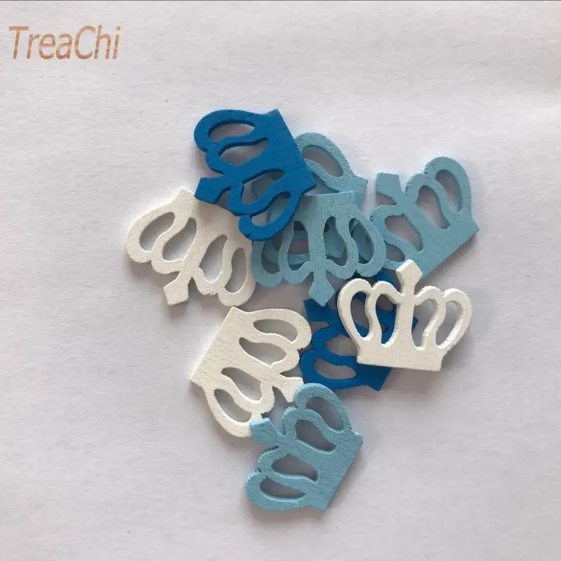 Home Decoration Creative 23.5*19*2Mm Wooden Anchor Rudder Sail and Crown Mini Pendant 10Pcs/lot Random Color