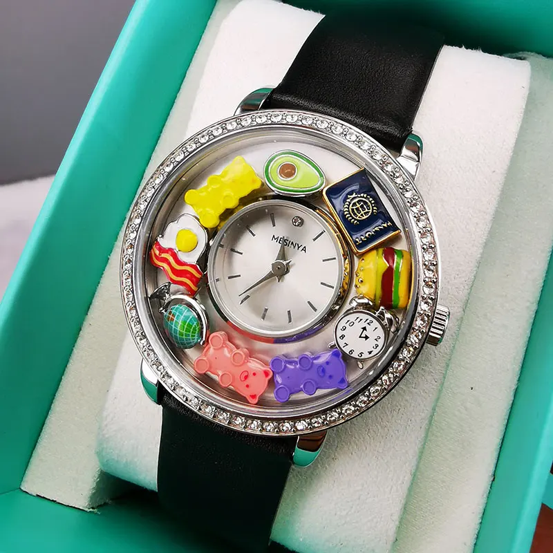 1 Stuk Living Medaillon Horloge Voor Drijvende Charms Met Clear Crystal Accent