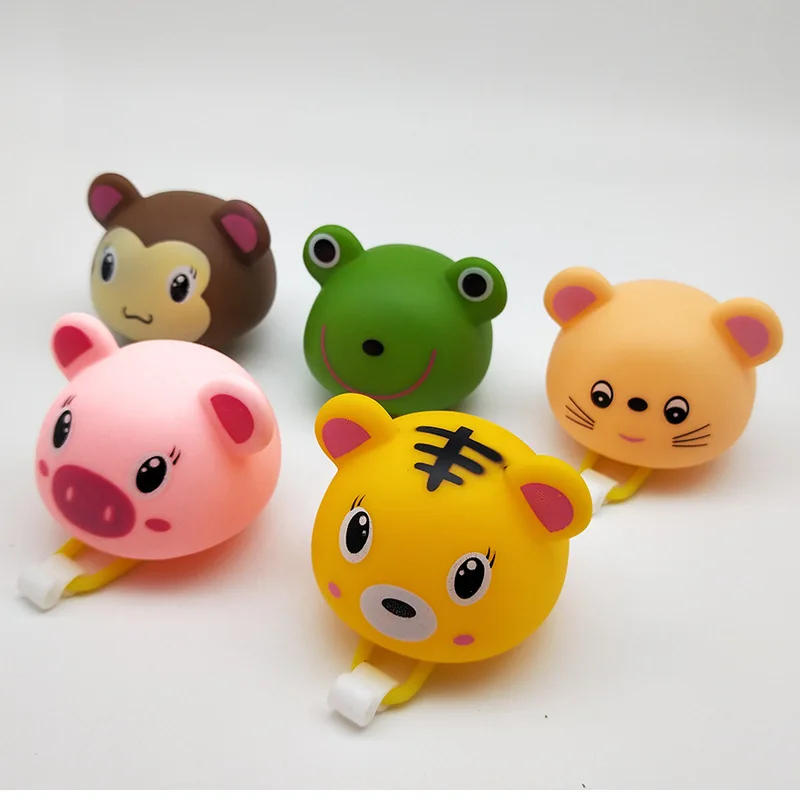 Cute Bicycle Bell Animal Small Hamster Safety Rubber Kids Adult Tricycle Scooter Handlebar Air Horn Ring Bike  Accessories