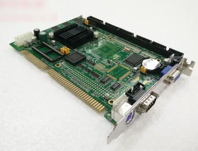 

PCA-6741 IPC Board PCA-6741F Rev.A2 ISA Slot Industrial Motherboard Half-Size CPU Card PICMG1.0 Mainboard With CPU RAM No-LAN