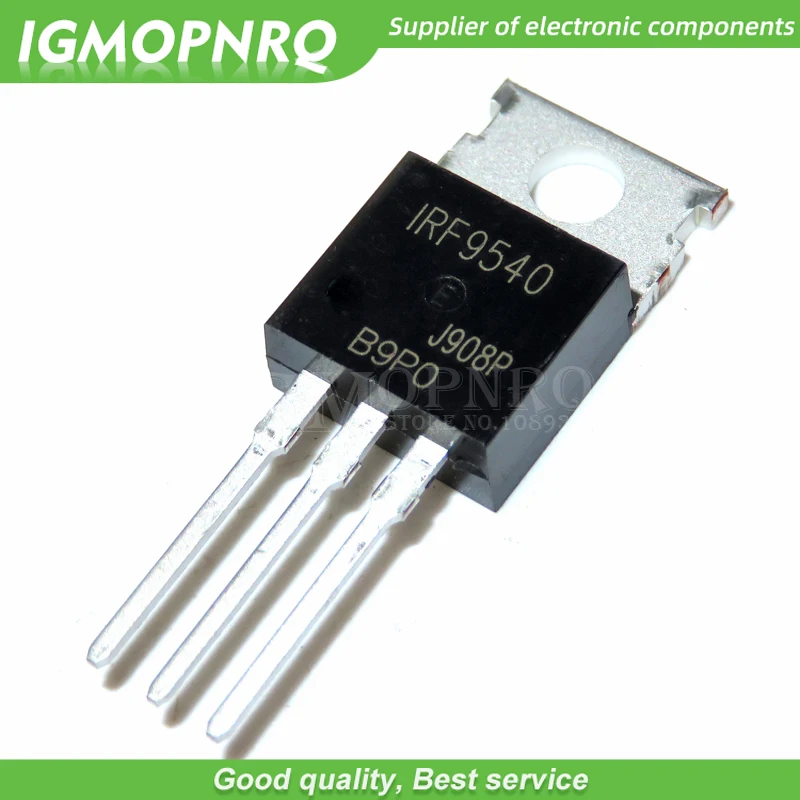 10 sztuk IRF9540 IRF9540N IRF9540NPBF TO-220 100V/23A/0.117 europejski kanał P lampa polowa nowy oryginał