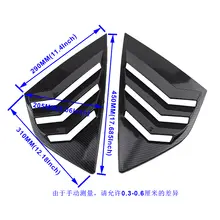 Ford Focus Rear Window Louvers 2pcs #2