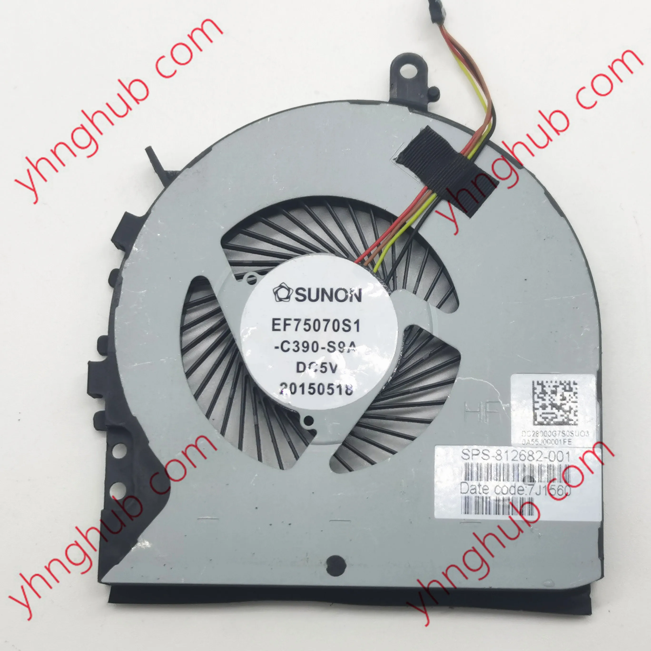 

SUNON EF75070S1-C390-S9A DC 5V 2.25W 4-Wire Server Cooling Fan