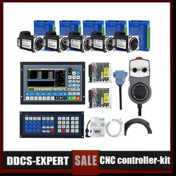 Ddcs-expert Cnc Controller Kit 3/4/5 Axis With Extended Keyboard + 2n.m Stepping Servo Motor Driver 2hss57+ 57j1880ec-1000-ls