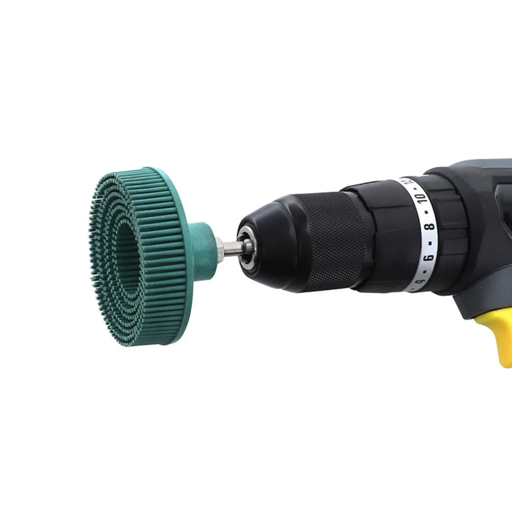 2/3นิ้วไฟฟ้าแปรงขัดแผ่นขัด Emery ยางขัดขัด Scrubber Non-รอยขีดข่วน