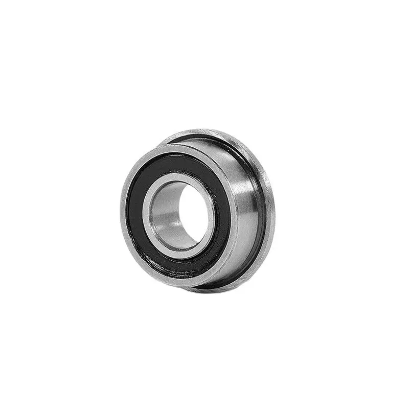 FR8-2RS Bearing 12.7x28.575x7.938mm ( 10 PCS ) ABEC-1 Miniature Flanged FR8RS Ball Bearings RI-1218RS