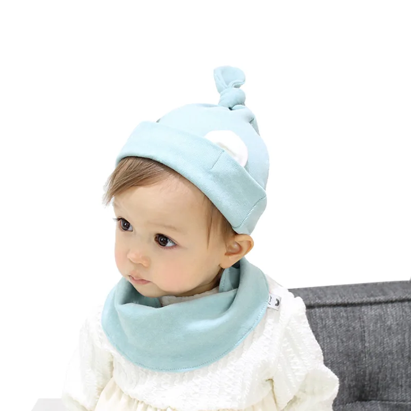 Autumn winter children's knit hat Lovely eye design Wool cap Neonatal head protection Keep your baby warm Multiple color selecti