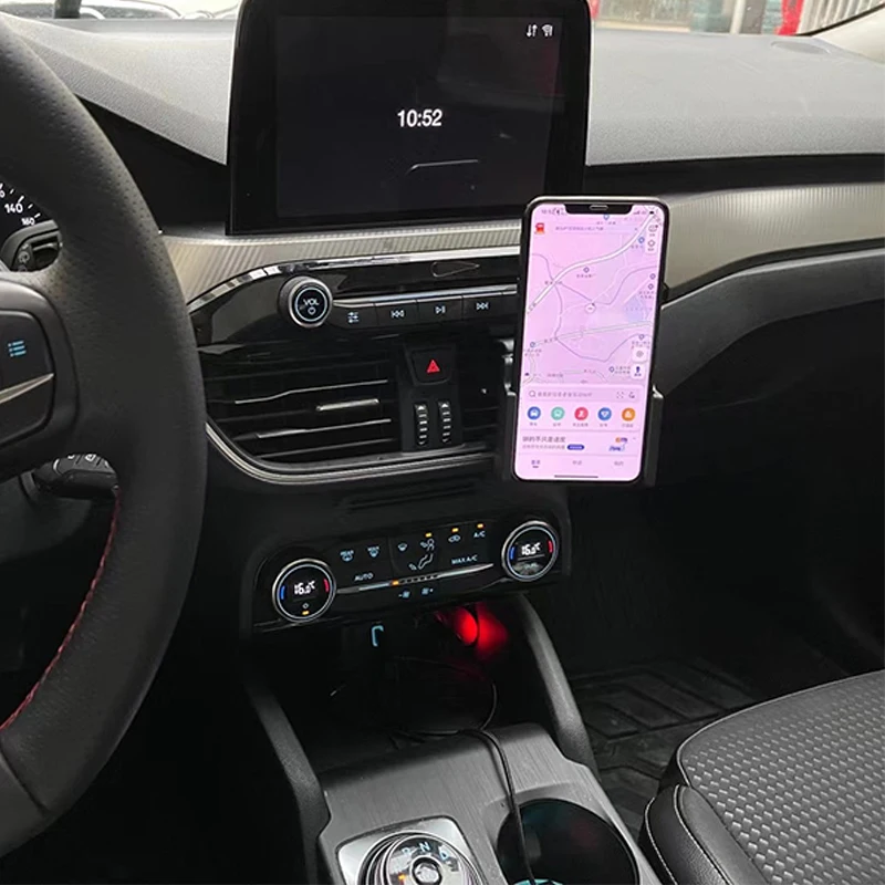 2019-2021 Ford focus mk4 ST/stline special mobile phone bracket does not affect the air conditioner outlet rotation auto parts