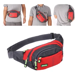 YoReAi Travel Waist Bag Zipper Outdoor Sports Shoulder Bag Men's and Women's Waterproof Fashion Large-capacity Adjustable