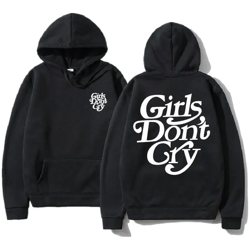 2020 Autumn Winter Hip Hop Girls Don\'t Cry Hoodies Men Women Sweatshirts Fleece Oversized Hoody Teen Couple Clothing Coat