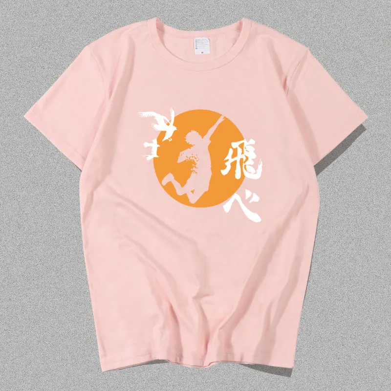 جديد Karasuno قميص هيناتا سحق تأثيري تي شيرت الرجال القطن Nekoma تي شيرت أنيمي Bokuto Oya مانغا الكرة الطائرة قصيرة الأكمام تيز