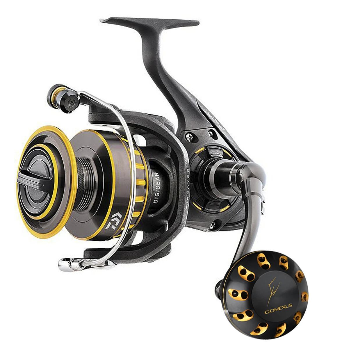 Daiwa Z2020SH Droit Poignée Baitcasting Pêche Moulinet W / Boite