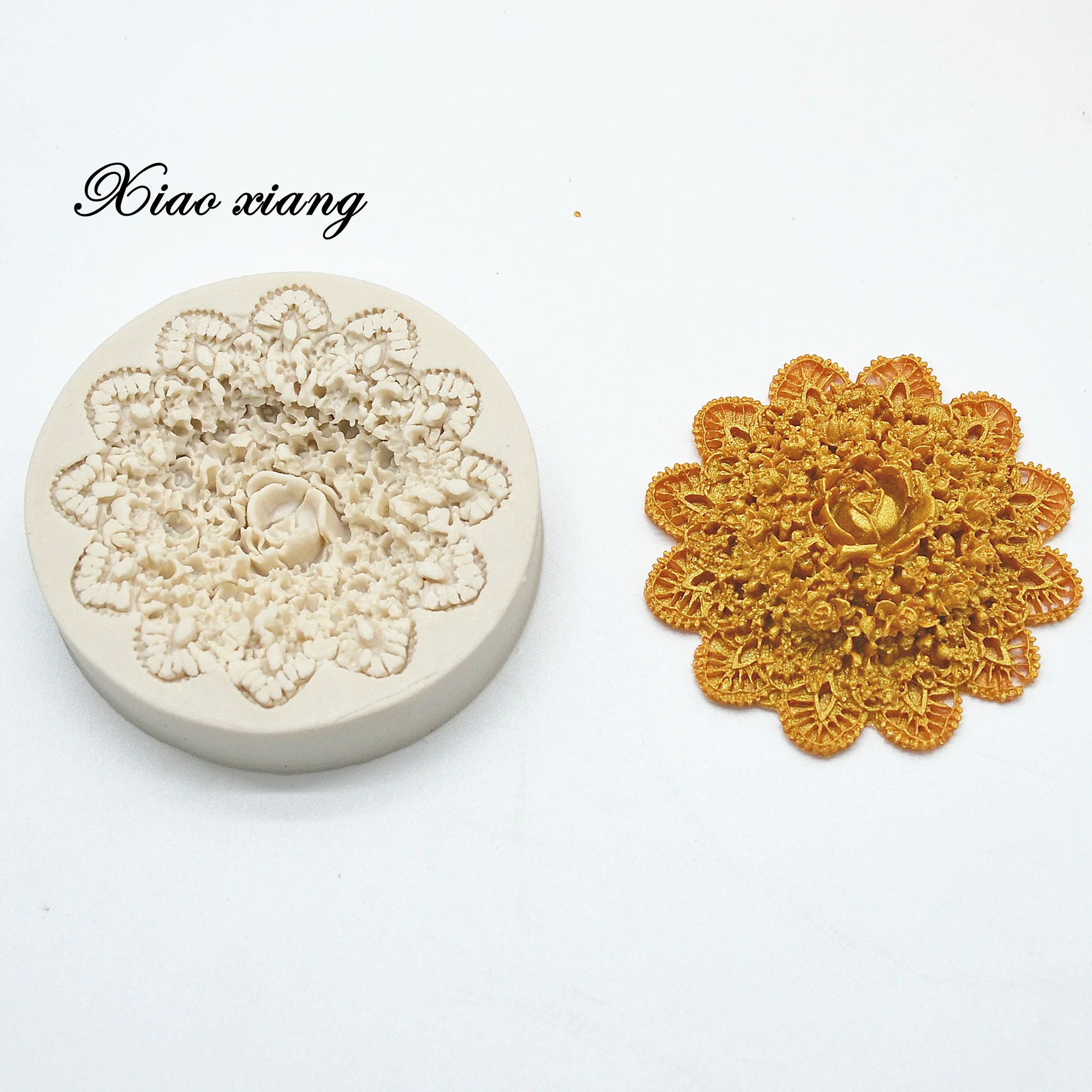 Flower Silicone Molds Fondant Craft Cake Candy Chocolate Molds Sugarcraft Ice Pastry Baking Tools, Cake Decorating Tools