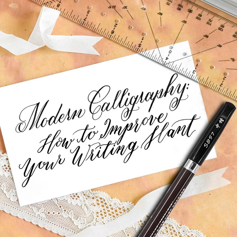3pcs Calligraphy pen set Fine Medium Brush for signature drawing hand writing letter art Chinese words Stationery school F867