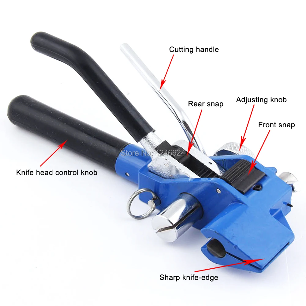 Stainless Steel Casting Strap Cable Tie Fasten Tools HS-002 Hand Tension And Cut Zip Ties Tool