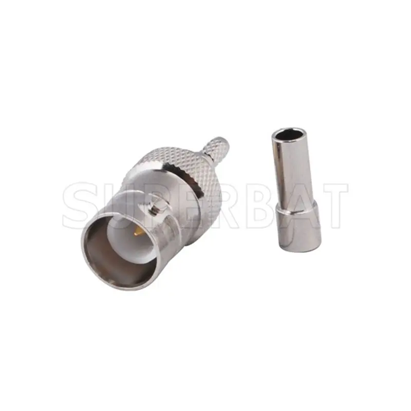 Conector RF Superbat 10 piezas, engarce hembra (Pin macho) para Cable RG316 RG179 RG178 1,13mm 1,37mm