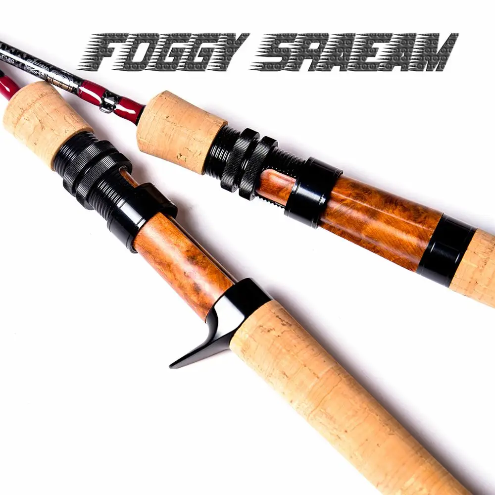 2019 neue ultraleicht Forelle Rod mit FUJI Guide Ringe ultra licht Carbon spinning & casting UL Action Reise Angelrute