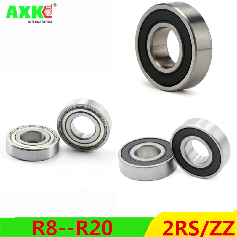 AXK  R8 R10 R12 R14 2RS ZZ bearing R8-2RS R8-ZZ Miniature  Deep Groove ball bearing R16ZZ R18ZZ R20ZZ R22ZZ R24ZZ bearings