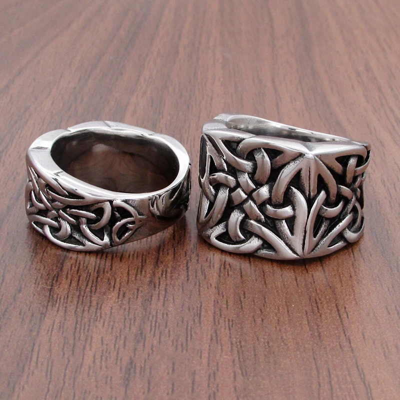 Vintage Amulet Bague Kolovrat Rings For Women Men Slavic Svarog Talisman Star Of Russia Rings Anel Jewelry Gift