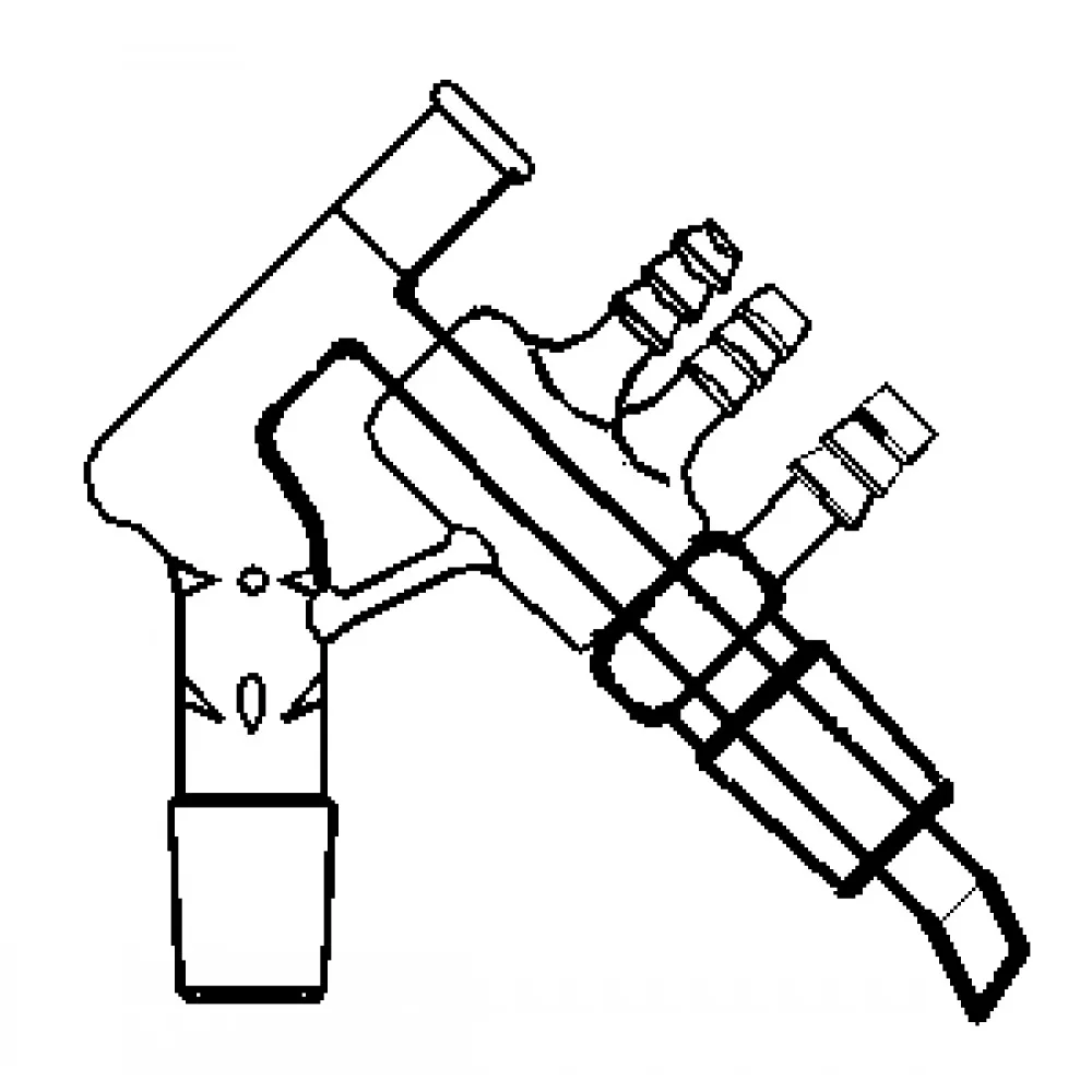 

Laboratory Distilling Heads,Short Path,with Vigreux,10/18 top Joint