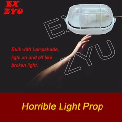 EXZYU Horrible Light Prop flash on and off irregularly in escape room to create horrible feeling chamber room puzzles
