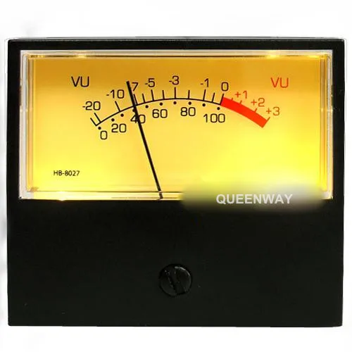 V-028 Audio Power Amplifier VU Meter DB Level Header With Backlight High-precision