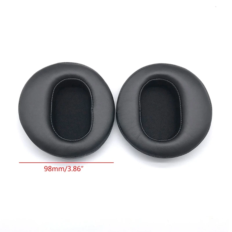 R91A لينة الجلود سماعة غطاء للأذنين جزء وسادة وسادة متوافقة مع DENON-AH-D2000 D5000 D7000 GMP400 GMP435S GMP450