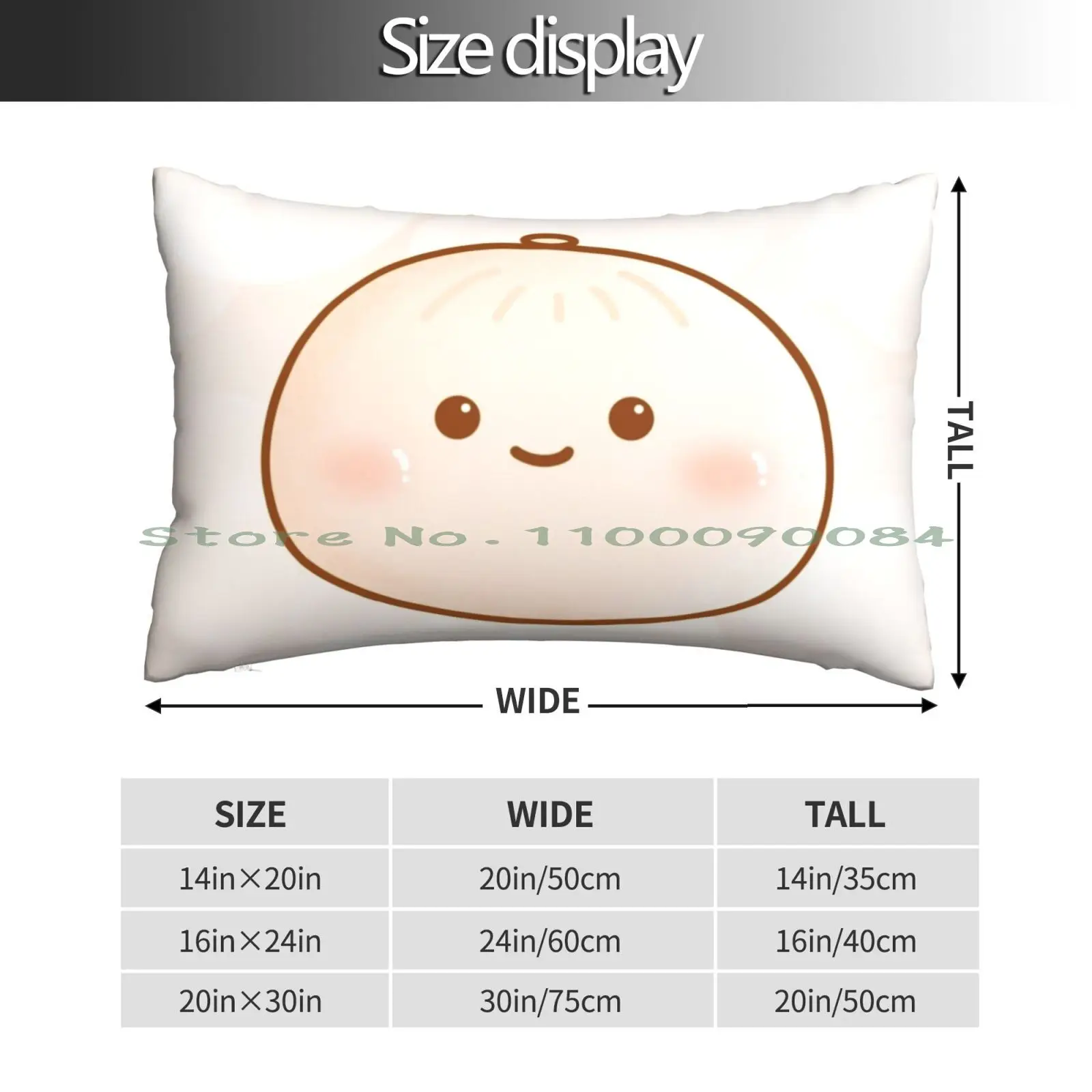 Cute Little Dumpling Pillow Case 20x30 50*75 Sofa Bedroom Bobobearart Bobo Bear Bear Weekend Otter Mens Gay Art Bear Art Gay