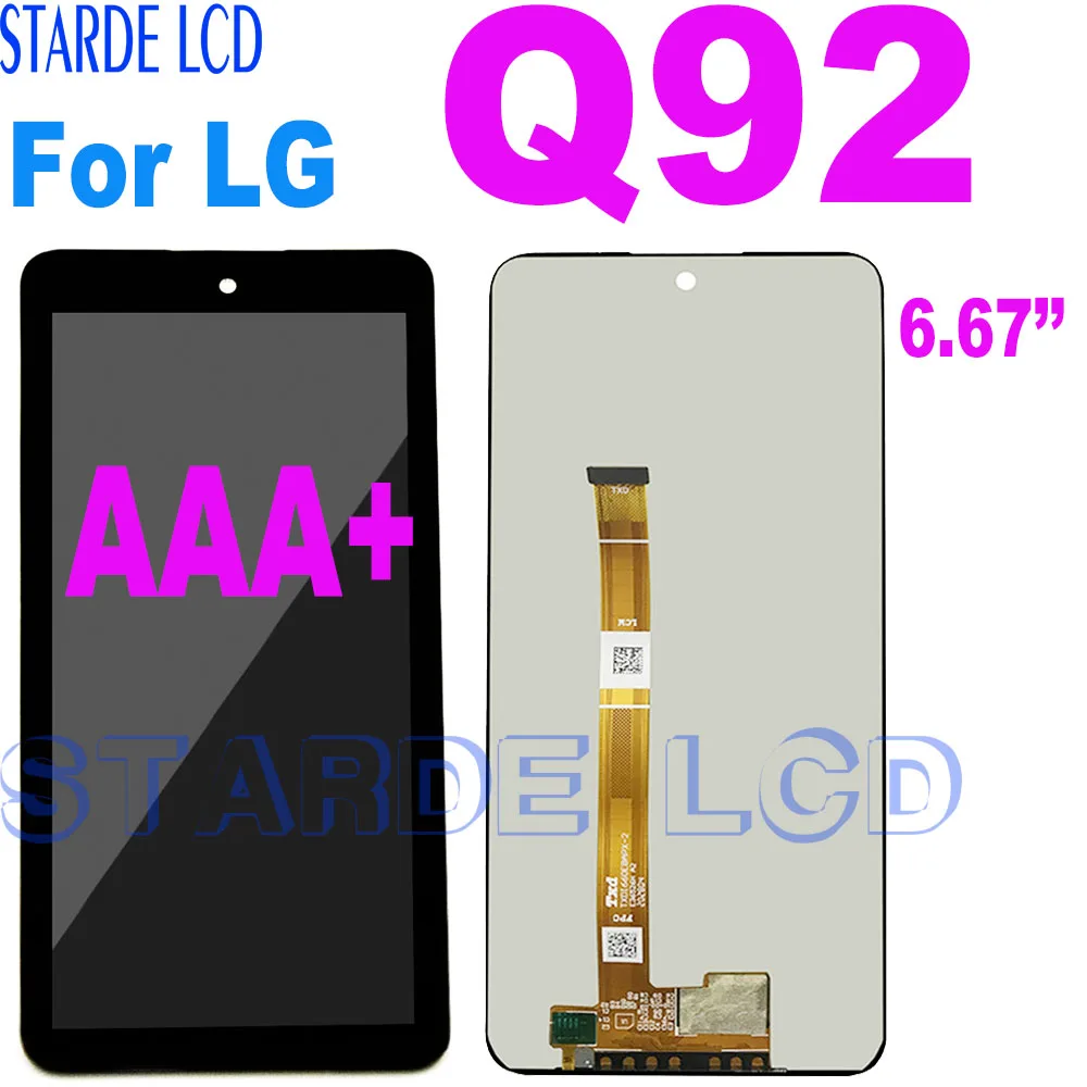 

Original 6.67" For LG Q92 LCD Display Touch Screen Digitizer Assembly Replacement For LG Q92 5G Display Screen