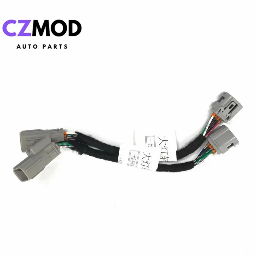 CZMOD Car Headlight Modification Upgrade Special Car Transfer Wiring Adapter Harness Cable For 2020-2021 Toyota Wildlander