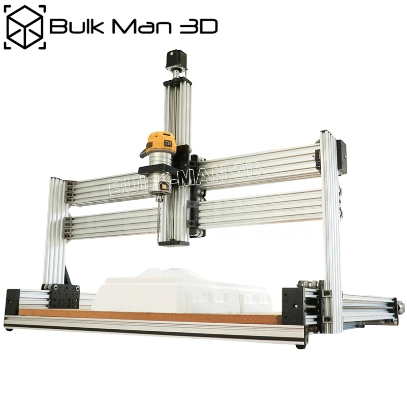 20%off BulkMan 3D 1000x1000mm Lead CNC Full Kit with High Z Mod Bundle 4Axis Wood Engraving Metal Milling Cutting Machine