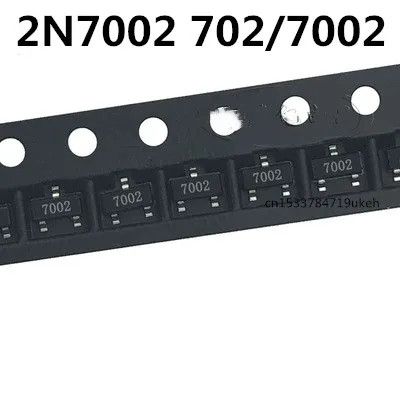 Original 100Pcs/2N7002 702/7002 SOT23