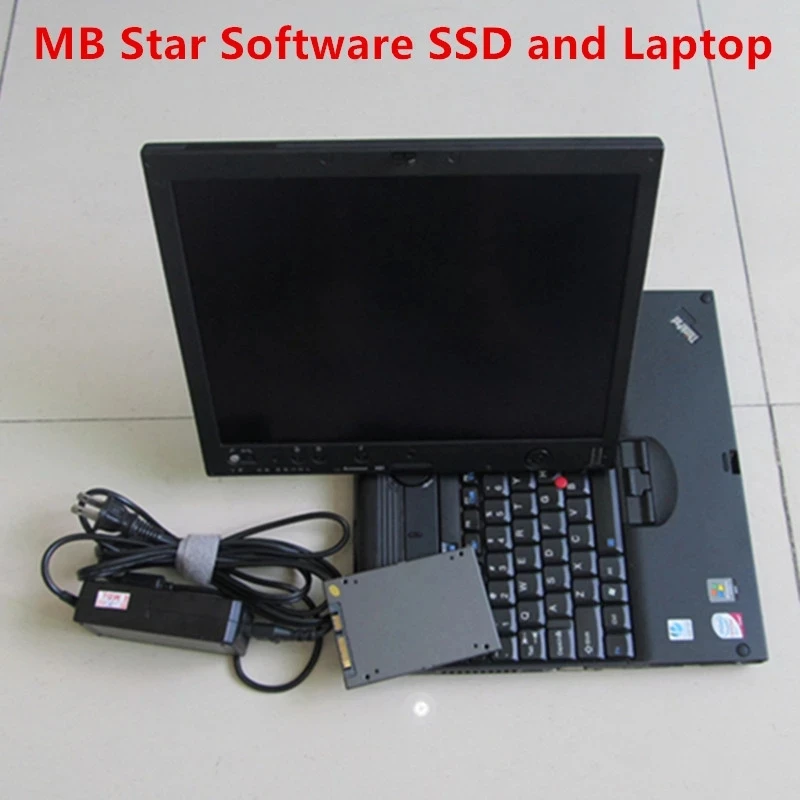 MB Star C5 C4 2023.09 newest software vediamo/Xenty/DAS/DTS SSD with thinkpad X201T i7 Laptop