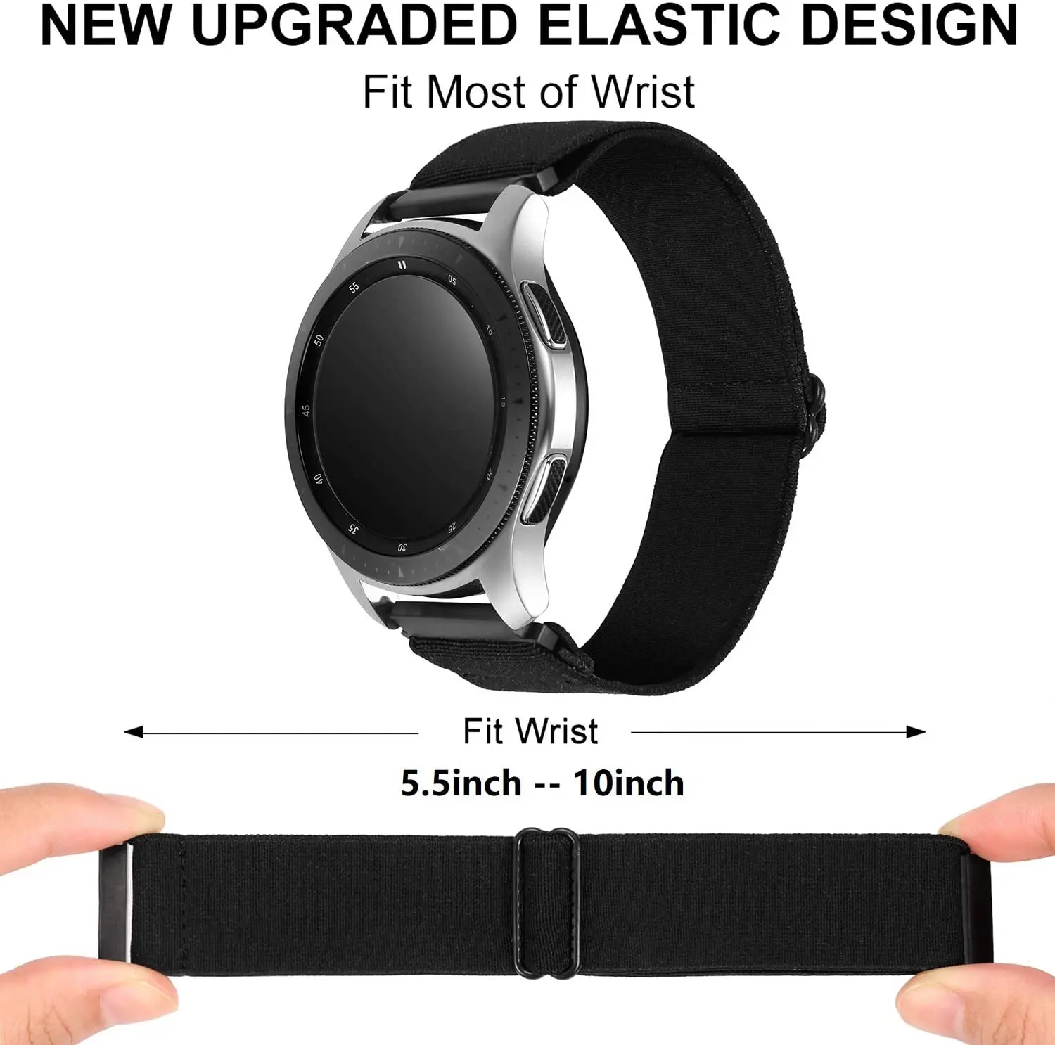 20mm/22mm Band For Samsung Galaxy watch 4/4 Classic/5/3/Active 2/46mm/42mm/Gear S3 Adjustable Nylon bracelet Huawei GT 2 3 strap