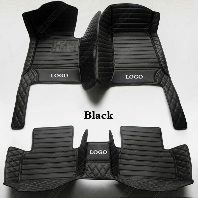 Car Floor Mats for BMW M4 F83 Convertible 2014-2020 Non-Slip Waterproof Leather Auto Carpet Car Foot Pad Mat Liners Accessories