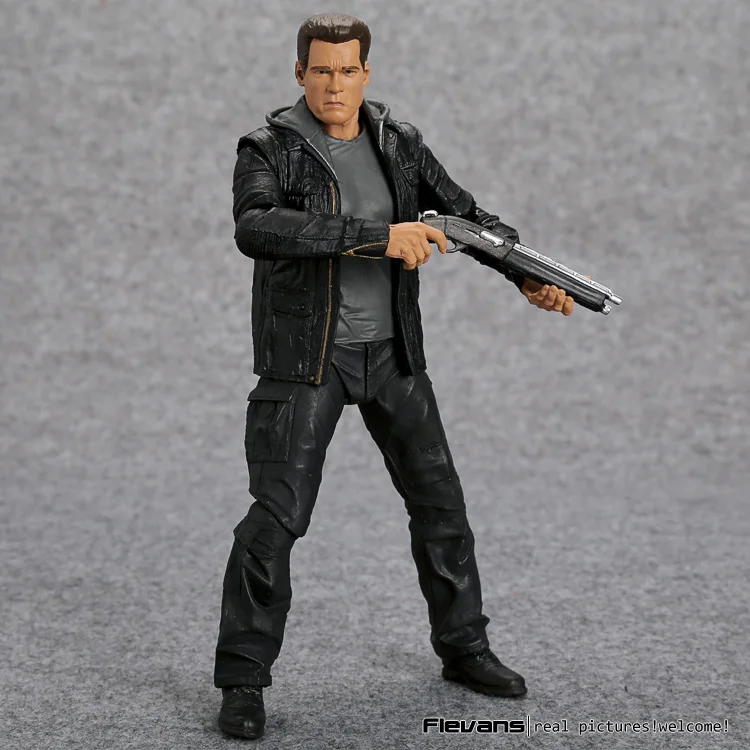 NECA Terminator Dark Fate T-800 Arnold Schwarzenegger Sarah Conner Endoskeleton Action Figure Collectible Model Toy