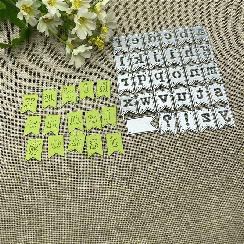 mold Letter symbol banner Metal Cutting Dies Stencils For DIY Scrapbooking Decorative Embossing Handcraft Die Cutting Template