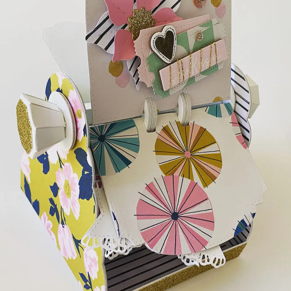 KSCRAFT Rolodex Memory Dex Holder Machine Metalowe matryce do wycinania Szablony do scrapbookingu DIY Dekoracyjne wytłaczanie DIY Kartki papierowe