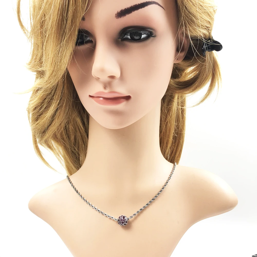 Karma Rad Halskette Feuer, 2020 brandneu voller Leidenschaft, edler Schmuck, passende Perlen, Europa, 925er Sterlingsilber, Bijoux, Geschenk für Frauen – Detail 4