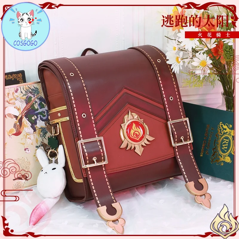 

Anime Game Genshin Impact Klee Spark Knight Cute Backpack Shoulder Bag Loli Bag Cosplay Prop Halloween Gifts