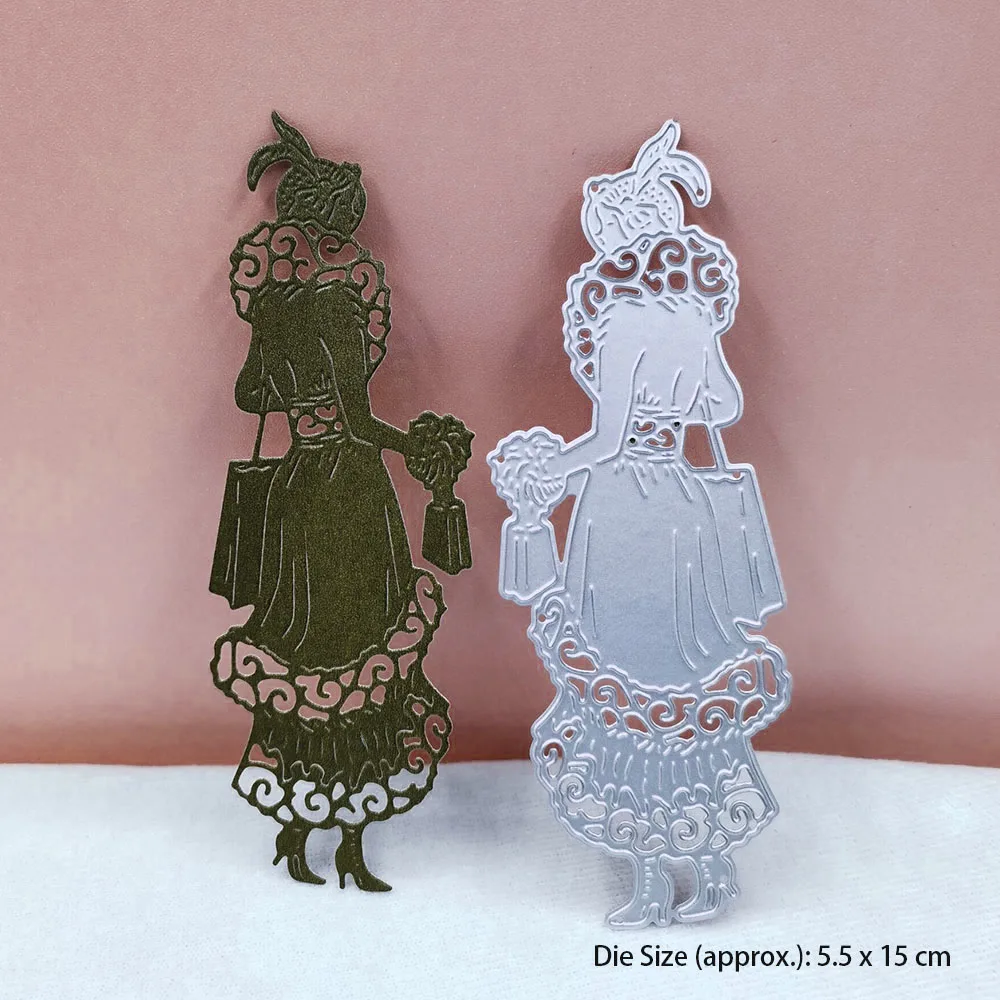 Lady Dies Scrapbooking For Card Making Mold Embossing Folder Stencil DIY Craft Die Cutting Dies Cut Knife Mould Die Cut