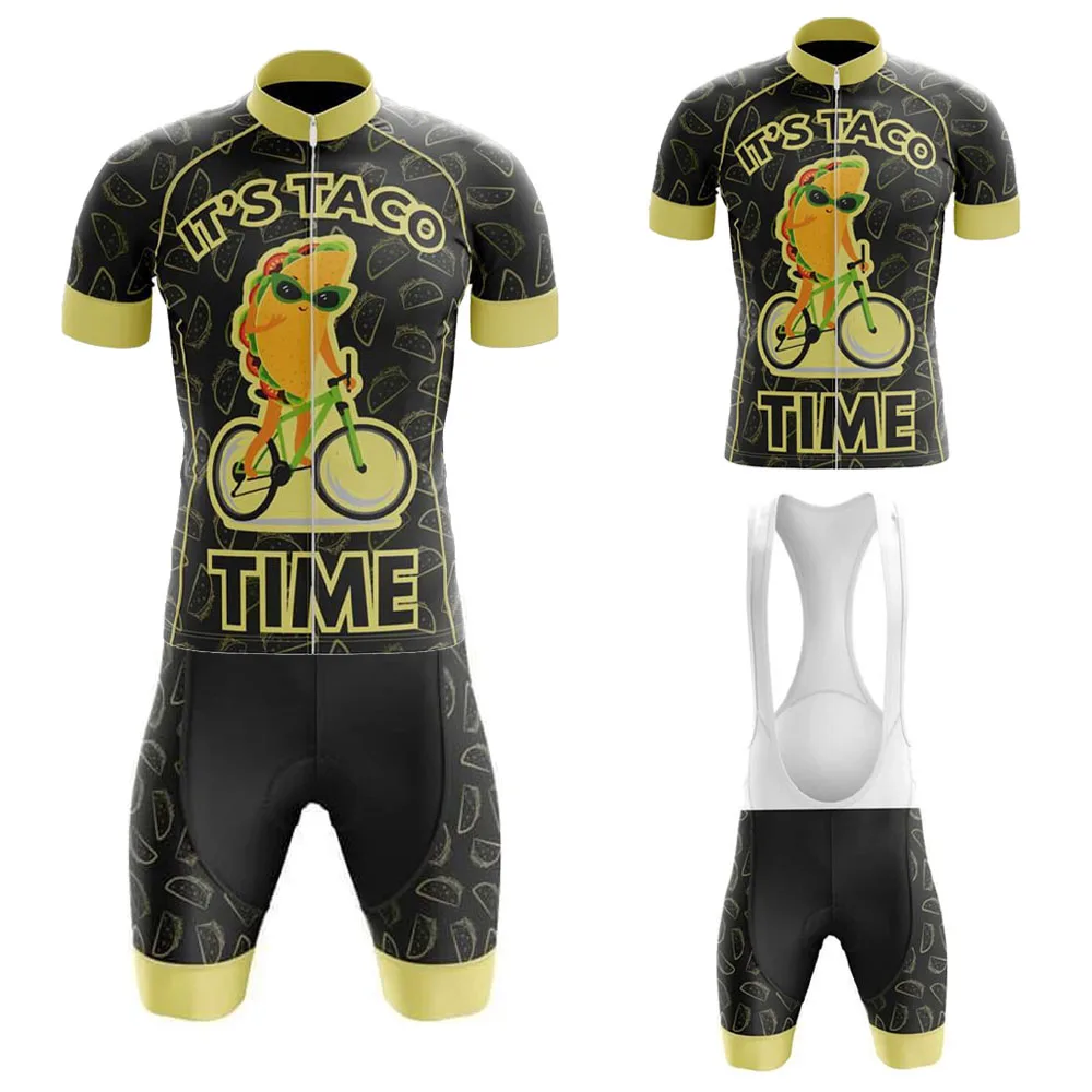 

Велосипедный трикотажный комплект Taco Time Maillot Ciclismo Hombre велосипедный костюм Мужская одежда для велоспорта